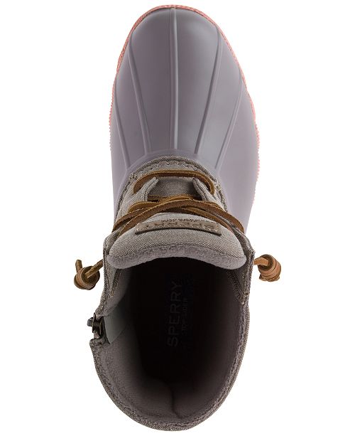 sperry women's saltwater duck booties