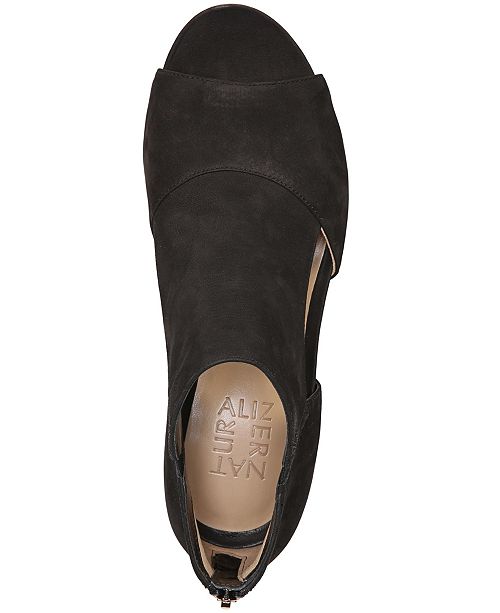 naturalizer peep toe flats