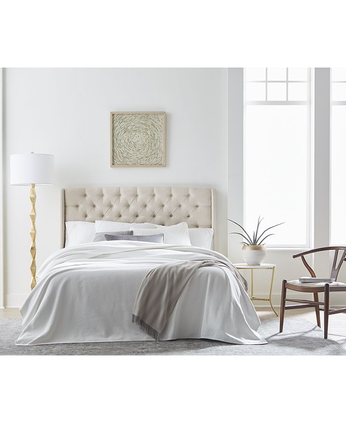 Noble House Jarson Wingback Tufted Headboard Full/Queen Macy's