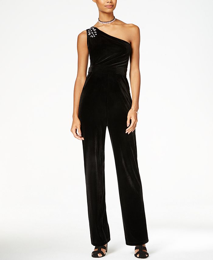 Macys velvet best sale jumpsuit