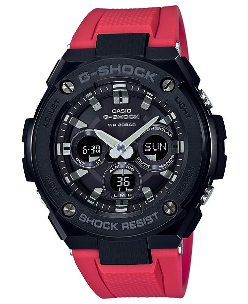 casio g shock red strap