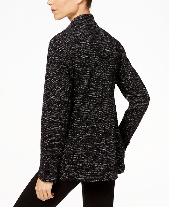 Eileen Fisher Organic Cotton Stand-Collar Blazer, Regular & Petite - Macy's