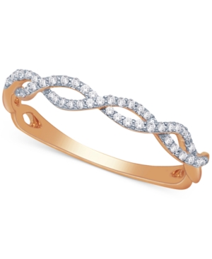 image of Diamond Braided Band (1/5 ct. t.w.)