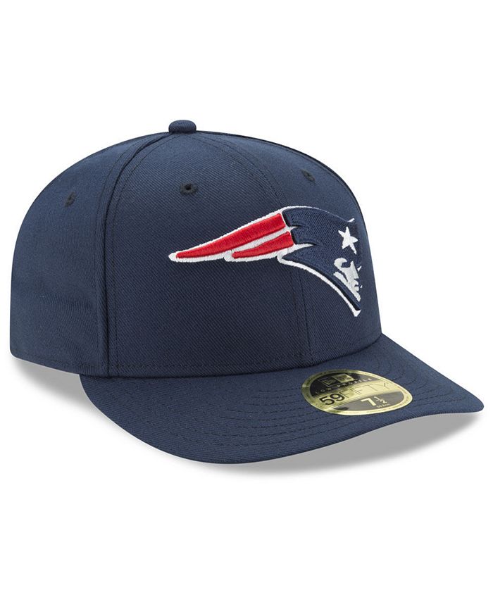 New Era New England Patriots Team Basic Low Profile 59FIFTY Fitted Cap ...