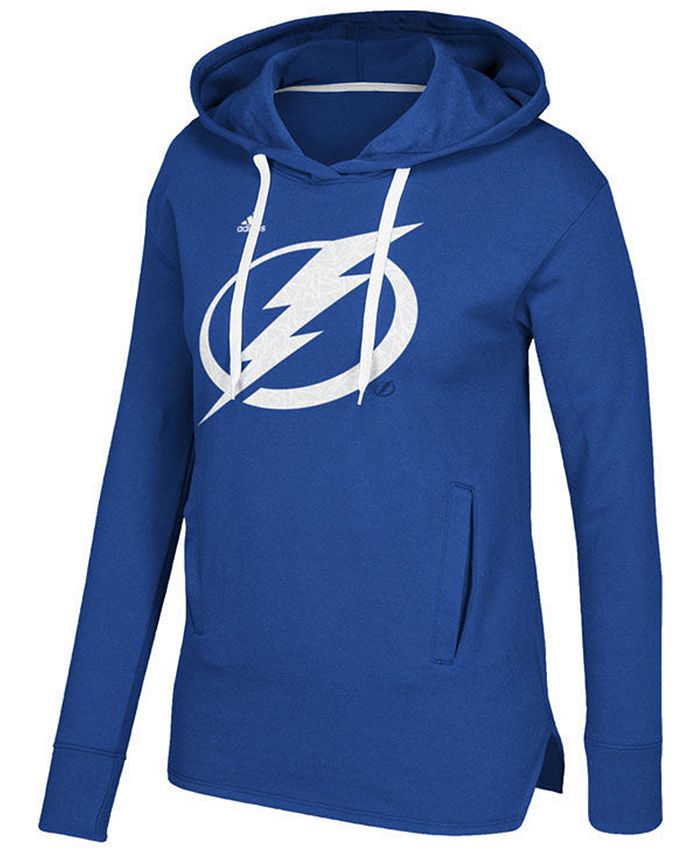 adidas Women's Tampa Bay Lightning Logo Shine Hooded Sweatshirt - Macy's