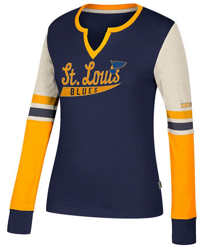 St. Louis Blues Ladies Long Sleeved Shirts, Blues Ladies Long