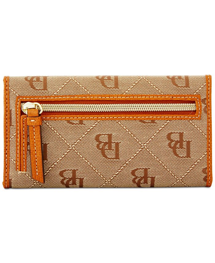 Dooney & Bourke Signature Continental Wallet, Created for Macy's - Macy's