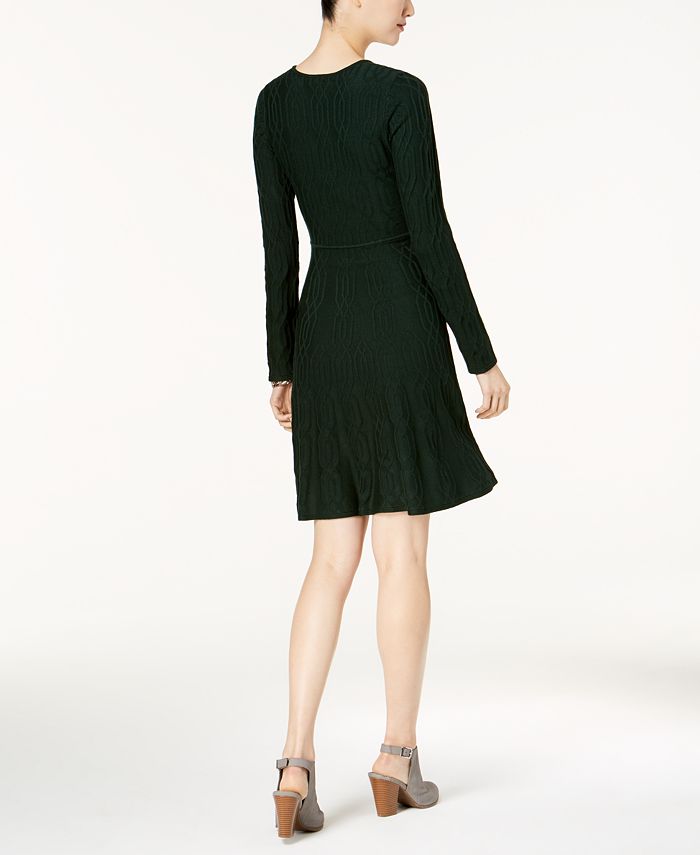 Jessica Howard Fit & Flare Sweater Dress Macy's
