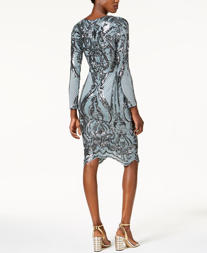 Betsy Adam Sequined Bodycon Dress Macy s