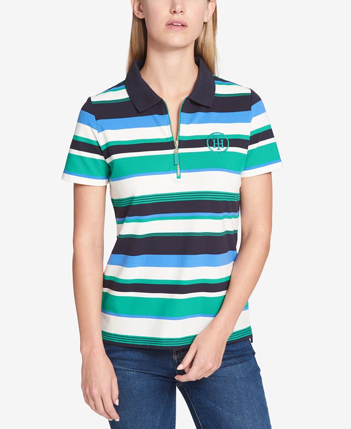 Tommy Hilfiger Striped Polo Top, Created for Macy's - Macy's