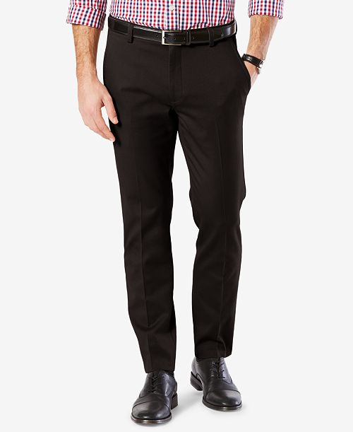 alfani Dockers Men's Easy Slim Fit Khaki Stretch Pants Men's Fashion & Accessories