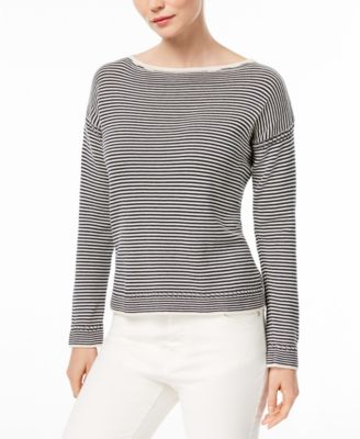 Weekend Max Mara - Bondone Striped Boat-Neck Sweater