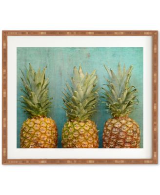 Deny Designs - Olivia St Claire Tropical Bamboo Framed Wall Art