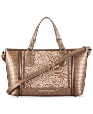 Brahmin - Mini Asher Rose Gold Bourdelle Satchel