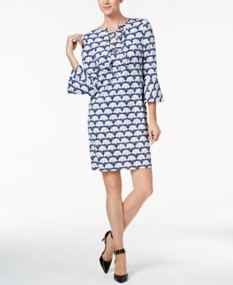 Charter Club Petite Floral-Print Shift Dress, Created for Macy's - Macy's