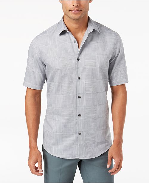 Alfani Men's Layton Fine Striped Shirt, Created for Macy's & Reviews ...
