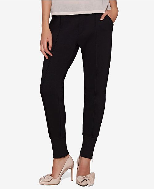 Avec Les Filles Jogger Pants with ExposedZipper Cuffs & Reviews Macy's