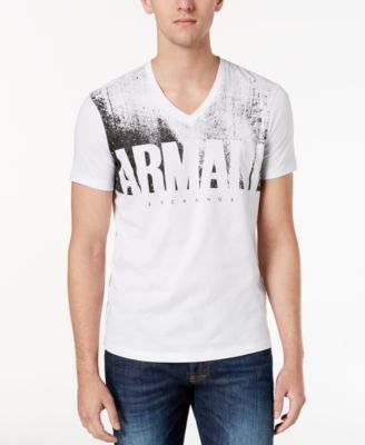 armani exchange v neck shirts