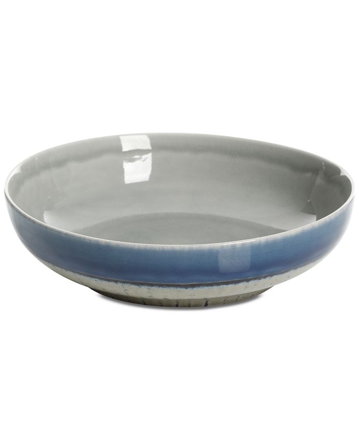 Gibson Laurie Gates CLOSEOUT! Gibson Elite Reactive Glaze Gray Pasta