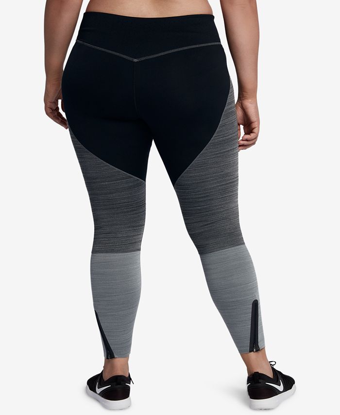 Nike Plus Size Legendary Colorblocked Dri-FIT Leggings - Macy's