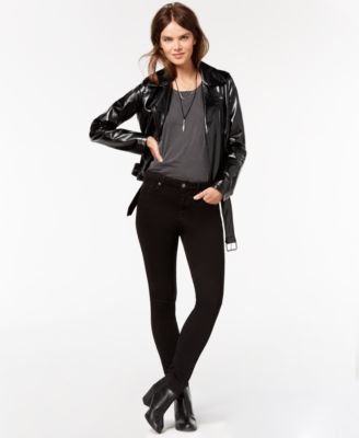 7 For All Mankind - Skinny Jeans, Slim Illusion Luxe Black Wash