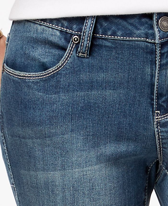Earl Jeans Indigo United Juniors' Embellished-Pocket Bootcut Jeans - Macy's