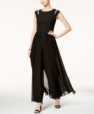 jumpsuit with attached skirt