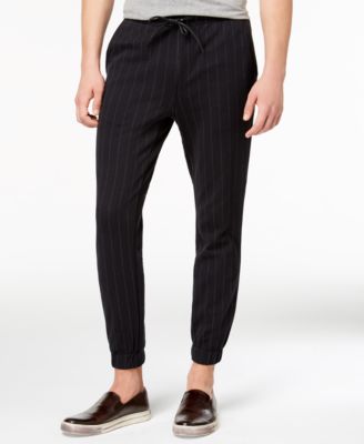 pinstripe joggers men