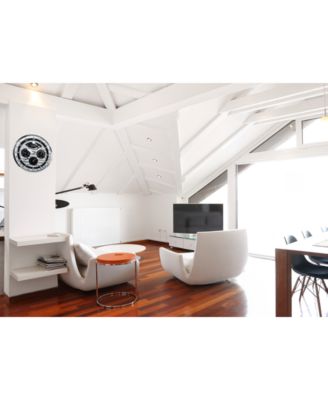 Citizen Gallery Silver-Tone Wall Clock 