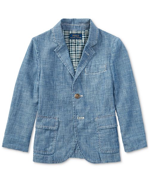 Polo Ralph Lauren Ralph Lauren Chambray Cotton Jacket Toddler