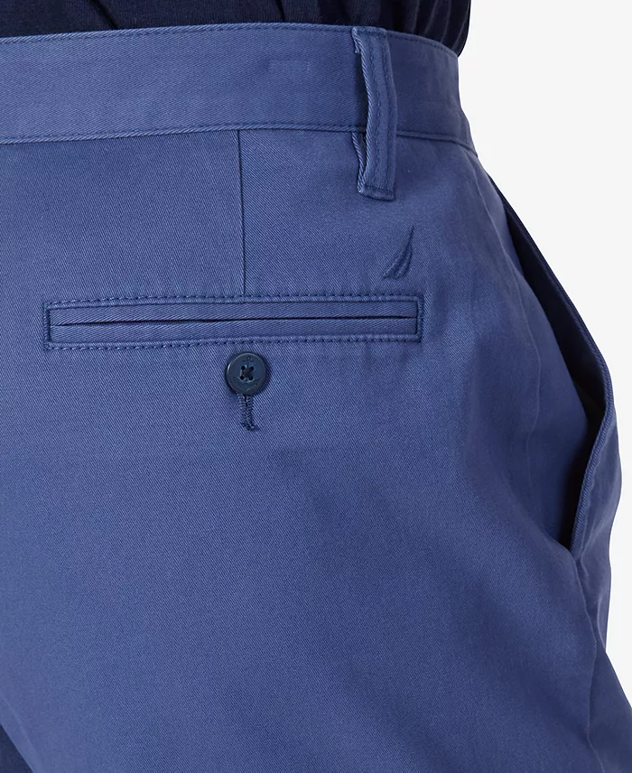 Men's Stretch Chino Flat-Front Deck Shorts, 8.5” Inseam - thumbnail 2