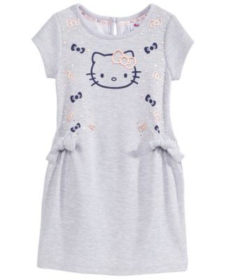 Hello Kitty - Bow-Print Dress, Little Girls (2-6X)