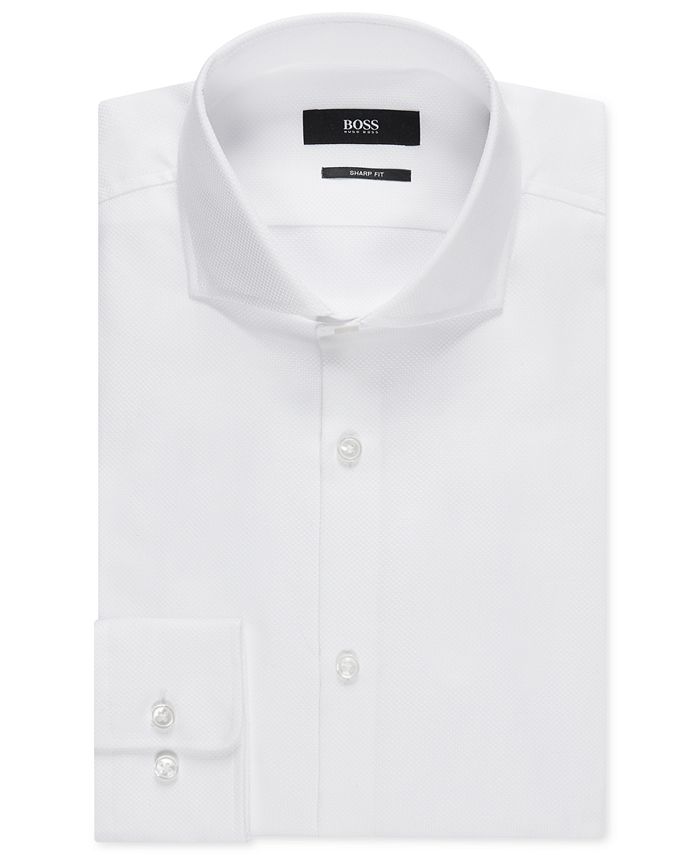 Hugo boss sharp fit dress shirt clearance