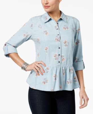 Style & Co - Peplum Shirt