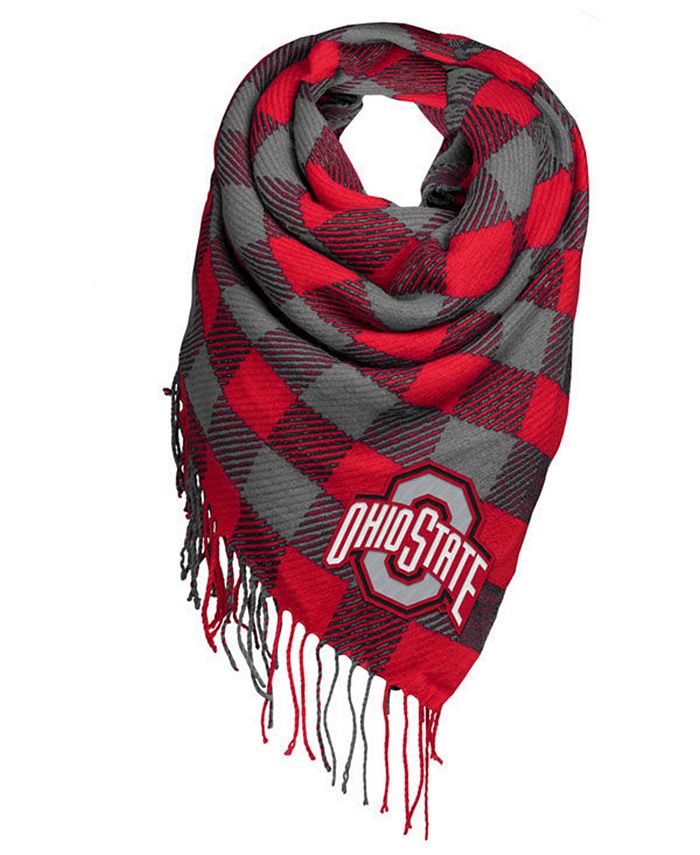 Forever Collectibles Ohio State Buckeyes Blanket Scarf - Macy's