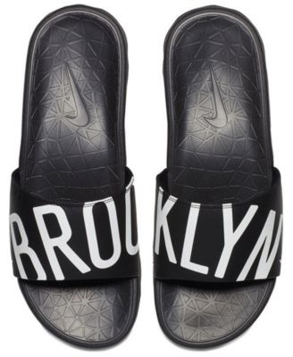 Nike Men's Brooklyn Nets Benassi Solarsoft Slides