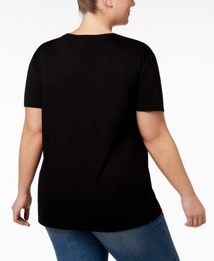 Hybrid Plus Size Hustle Graphic T-Shirt & Reviews - Tops - Plus Sizes ...