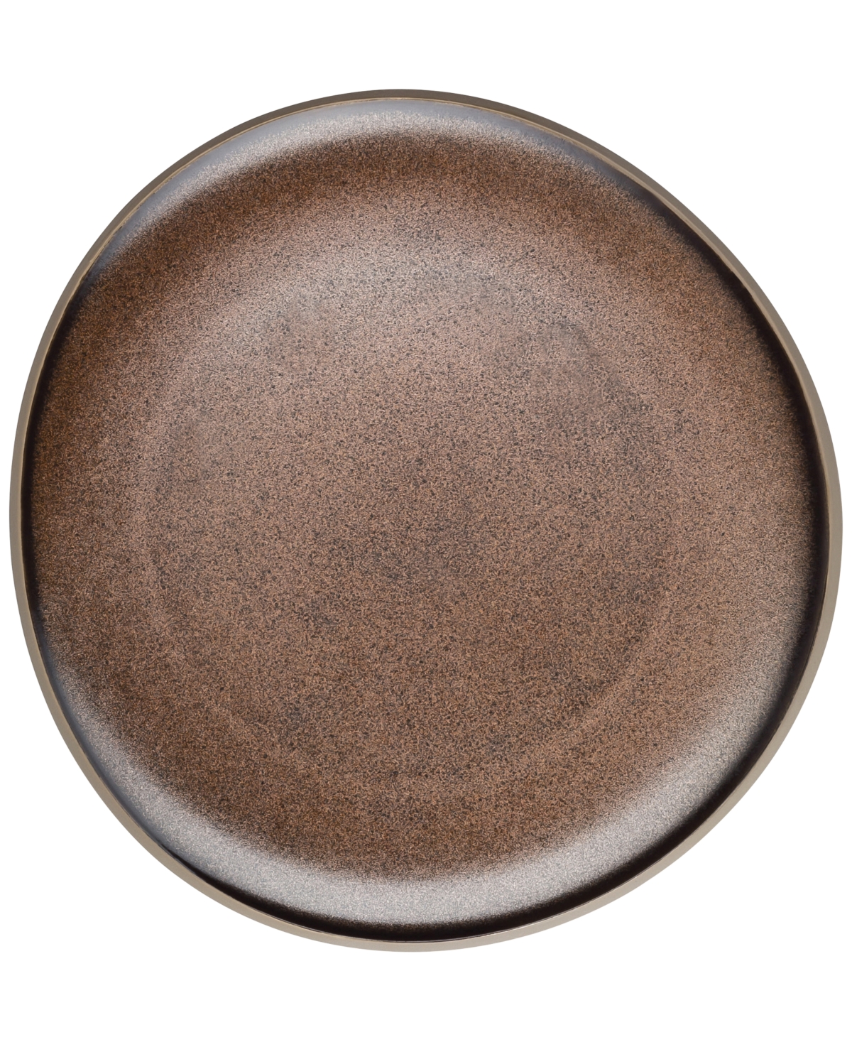 Junto Stoneware Flat Salad Plate - Bronze