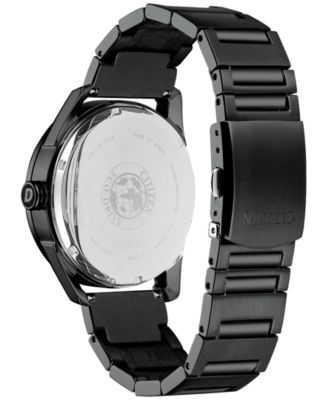 Drive from Citizen Eco-Drive Men's Black Stainless Steel Bracelet Watch 42mm