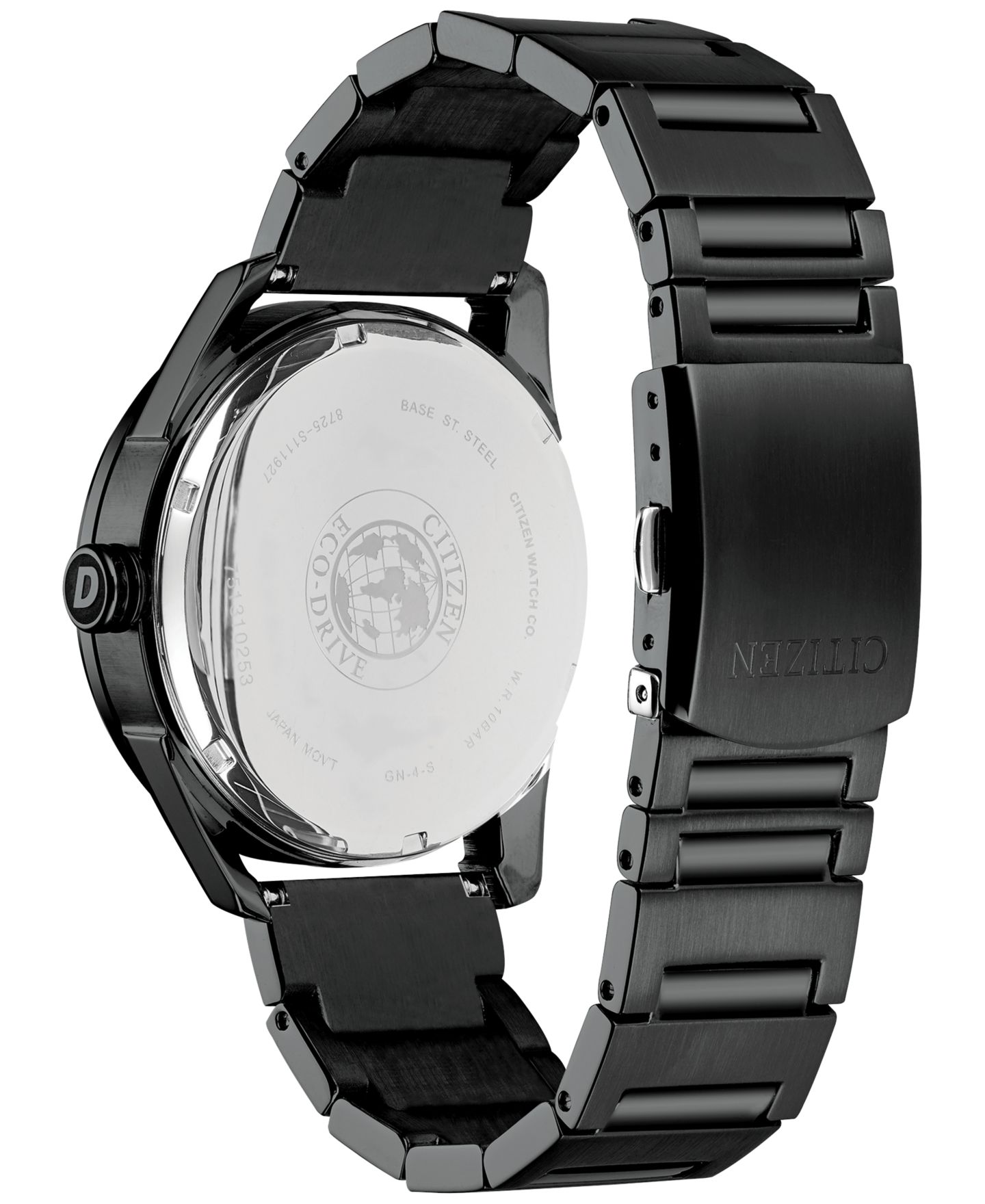 Мужские часы Drive from Citizen Eco-Drive Black Stainless Steel Bracelet Watch 42mm — фото 3