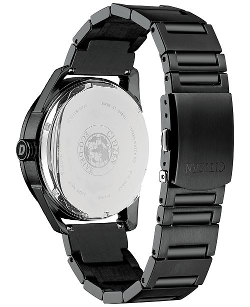 Citizen Drive from Citizen Eco-Drive Men's Black Stainless Steel ...