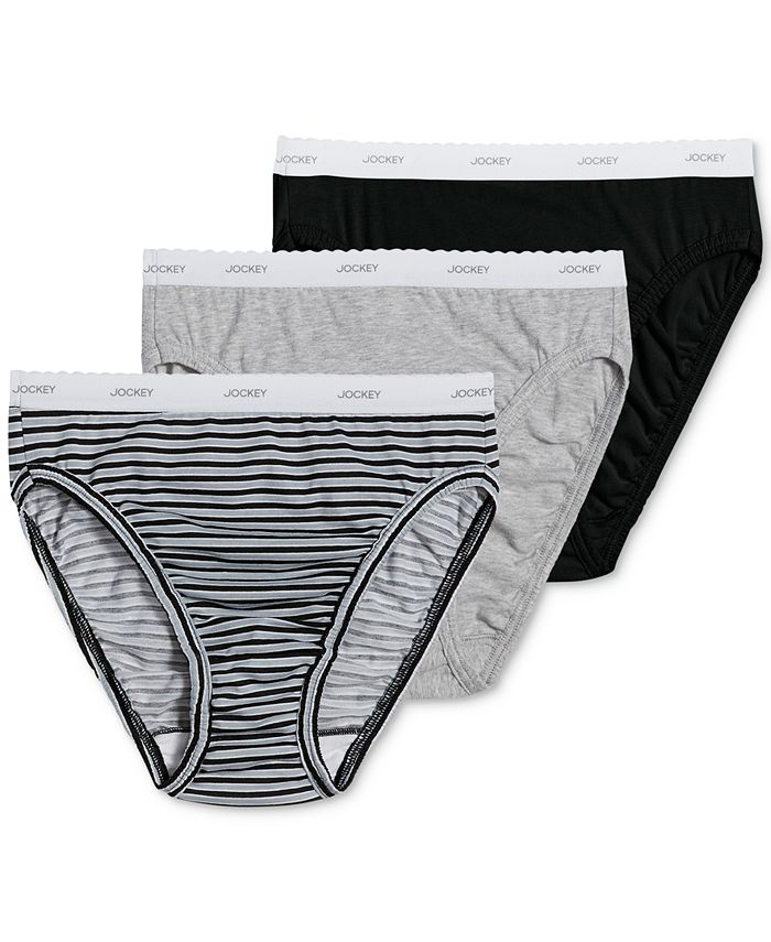 Jockey Classics French Cut Underwear 3 Pack 9480 And Reviews Bras Underwear And Lingerie Women