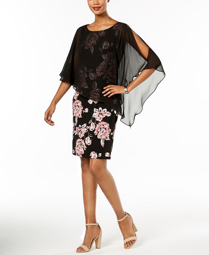 Macys 2025 cape dress