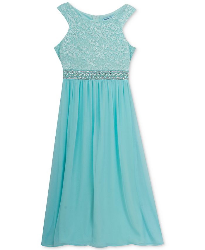 Rare Editions Glitter Lace Maxi Dress Big Girls Macy s