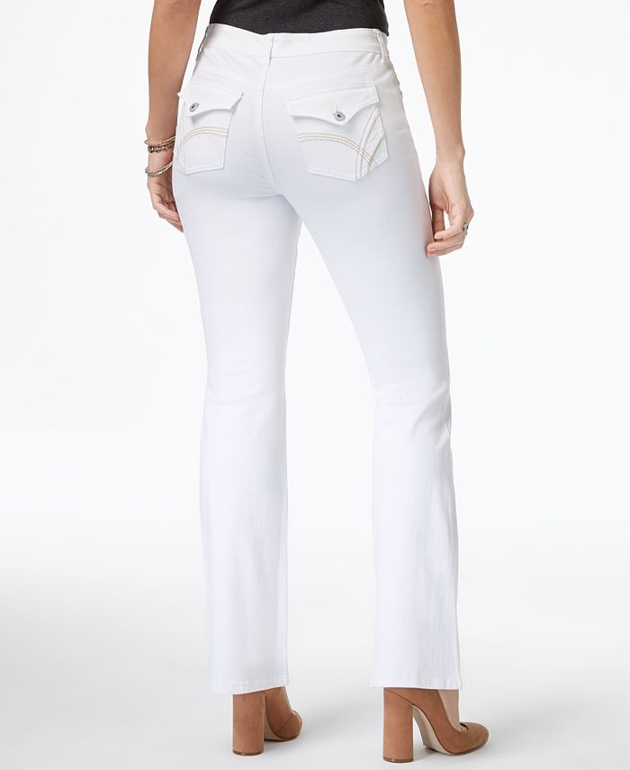 Style & Co Petite Stitch-Pocket Bootcut Jeans, Created for Macy's - Macy's