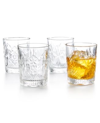 Bormioli Rocco Florian 4-piece Double Old Fashioned Whisky Glasses