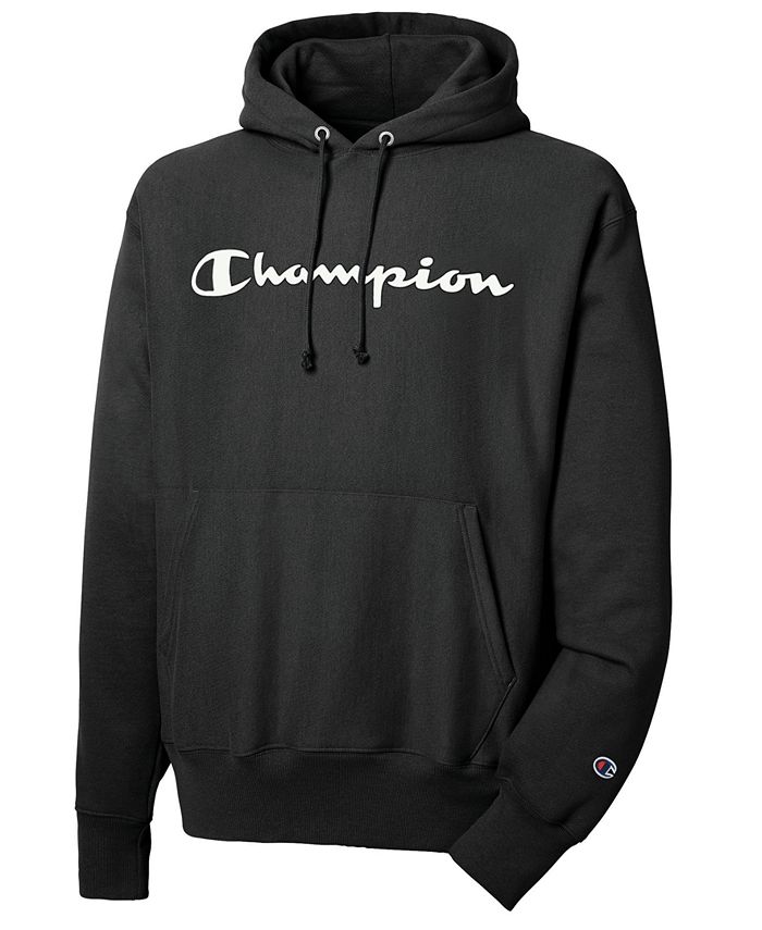 Champion Men's Reverse Weave® Logo Pullover Hoodie - Macy's