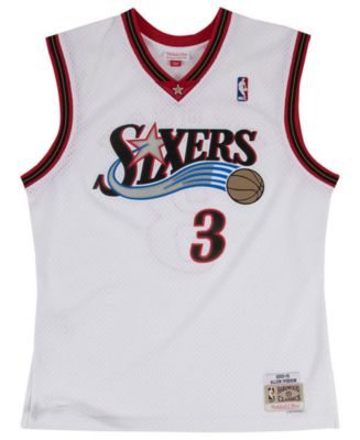 Mitchell & Ness Men's Allen Iverson Philadelphia 76ers Hardwood Classic ...