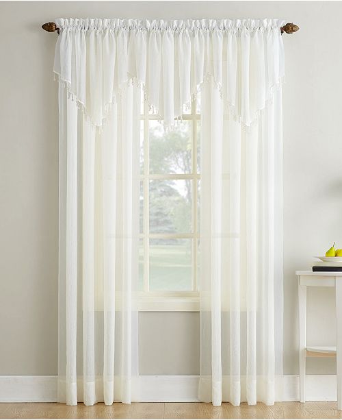 Lichtenberg No 918 Crushed Voile 51 X 63 Sheer Curtain Panel