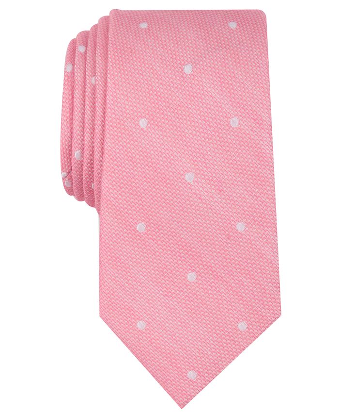 Bar III Men's Reuther Dot Skinny Tie, Created for Macy's - Macy's